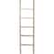 Ekena Millwork 19"W x 72"H x 3 1/2"D Vintage Farmhouse 5 Rung Ladder, Barnwood Decor Collection, Chalk Dust White DECR019X072X04LDRWH - alternate 4
